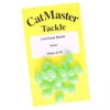 Catfish Terminal CatMaster Luminous Oval Beads Green 7mm X 10mm
