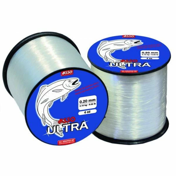 Asso Line Asso Ultra Line 4oz Spool Clear Sea Line 3 Asso Line Asso Ultra Line 4oz Spool Clear Sea Line