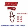HTO Diamond Snap Lure Clips Sea Terminal