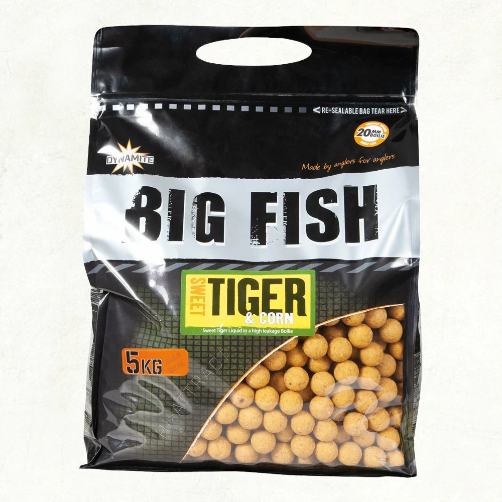 Dynamite Baits Dynamite Sweet Tiger & Corn - 15mm Boilies 3 Dynamite Baits Dynamite Sweet Tiger & Corn - 15mm Boilies