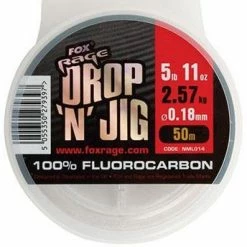 Fox Rage Drop N Jig Flurocarbon Line 50m Predator Lines
