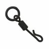 Carp Terminal Gardner Covert XT Flexi-Ring Kwik Lok Swivels Size 12 Anti Glare