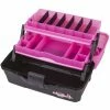 Flambeau 2 Tray Pink Frost Tackle Box Carp Luggage
