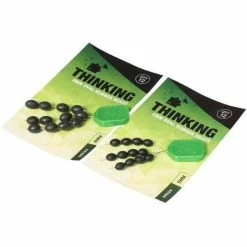 Carp Terminal THINKING ANGLERS OVAL RUBBER BEADS GREEN