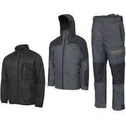 Savage Gear Thermo Guard 3-Piece Suit Charcoal Grey Melange