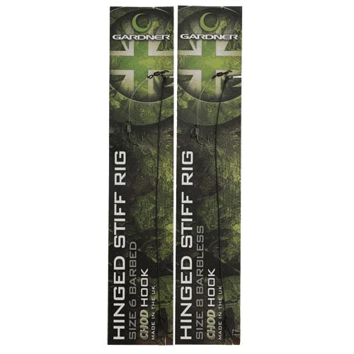 Gardner Hinged Stiff Rig Barbless 3 Gardner Hinged Stiff Rig Barbless