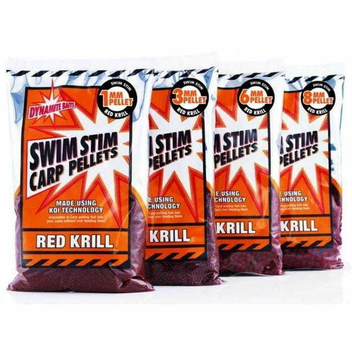 Dynamite Baits Dynamite Swimstim - Red Krill - Pellets 900g 3 Dynamite Baits Dynamite Swimstim - Red Krill - Pellets 900g
