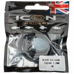 Icon Black Silicone Tubing 1.5mm