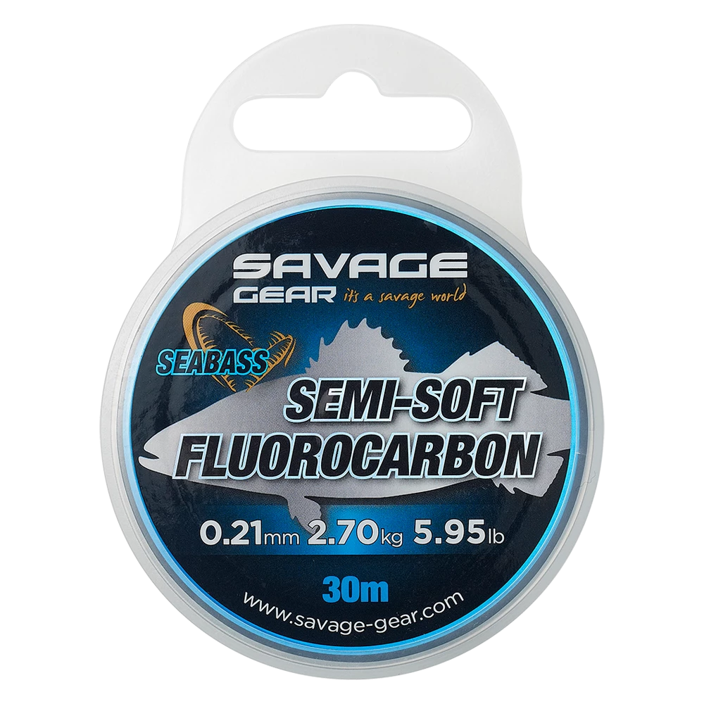 Savage Gear Seabass Semi Soft Fluorocarbon 30m 3 Savage Gear Seabass Semi Soft Fluorocarbon 30m
