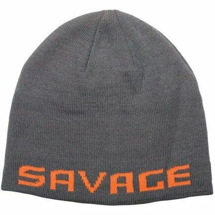 Savage Gear Logo Beanie Rock Grey/Orange 3 Savage Gear Logo Beanie Rock Grey/Orange
