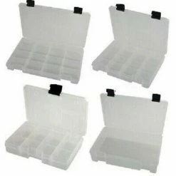 Predator Storage Boxes Fox Rage Stack N Store Box Full Compartment Clear