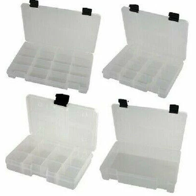 Predator Storage Boxes Fox Rage Stack N Store Box Full Compartment Clear 3 Predator Storage Boxes Fox Rage Stack N Store Box Full Compartment Clear