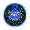 Anchor Tackle ANCHOR 6 DIV DISPENSER BLUE SHOT Commercial Terminal