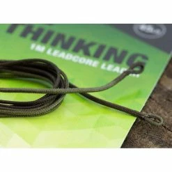 THINKING ANGLERS 1M LEADCORE LEADER 45LB  OLIVE CAMO