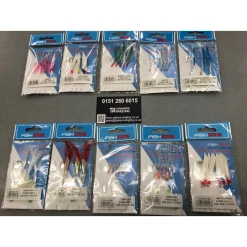 Fishzone Pro Purple Glo Flash 5 Hook Size 2