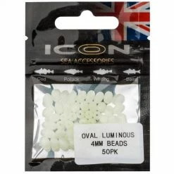 Icon 4mm Oval Luminous Beads Sea Terminal