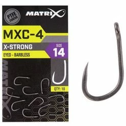Commercial Hooks Matrix MXC-4 Hooks Barbless