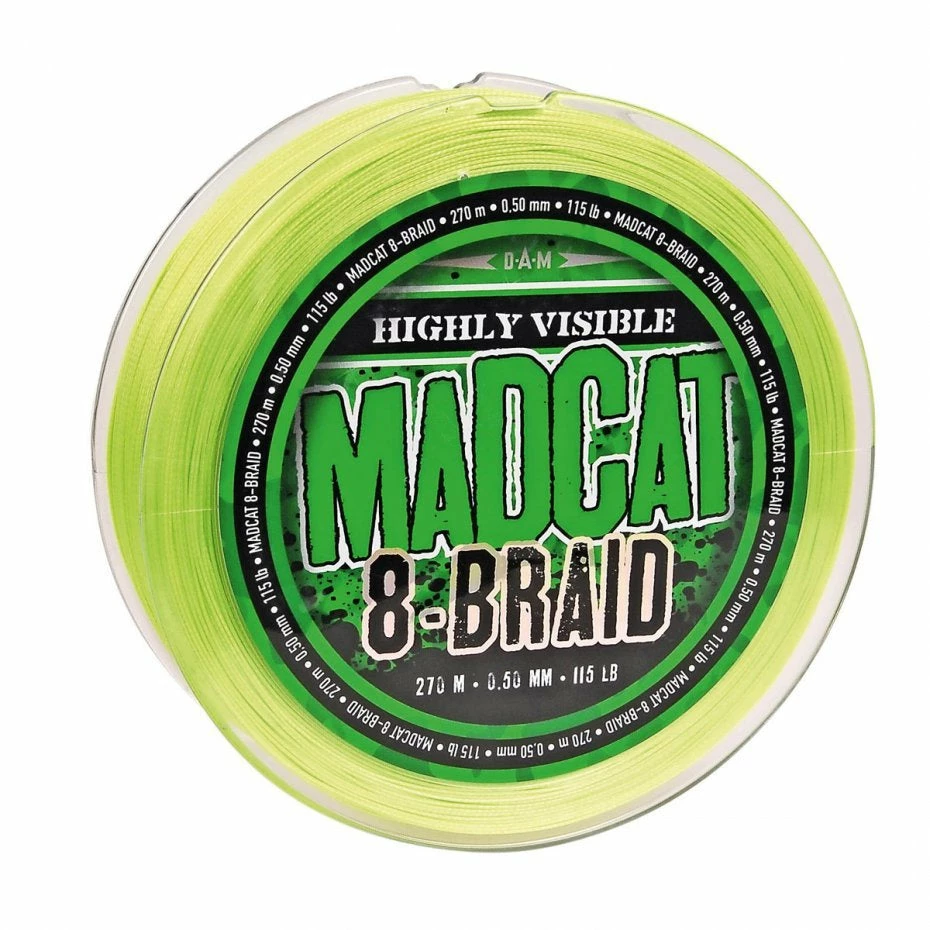 DAM Madcat 8-Braid 270M 300yd 0.35mm Catfish Line 3 DAM Madcat 8-Braid 270M 300yd 0.35mm Catfish Line
