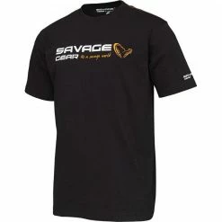 Savage Gear Signature Logo T-Shirt Black Ink T-Shirts