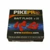 PikePro Bait Flags Orange(pk Of 25)