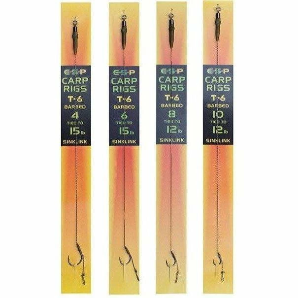 Ready Tied Pole / Commercial Rigs ESP Carp Rig T6 Barbless 3 Ready Tied Pole / Commercial Rigs ESP Carp Rig T6 Barbless