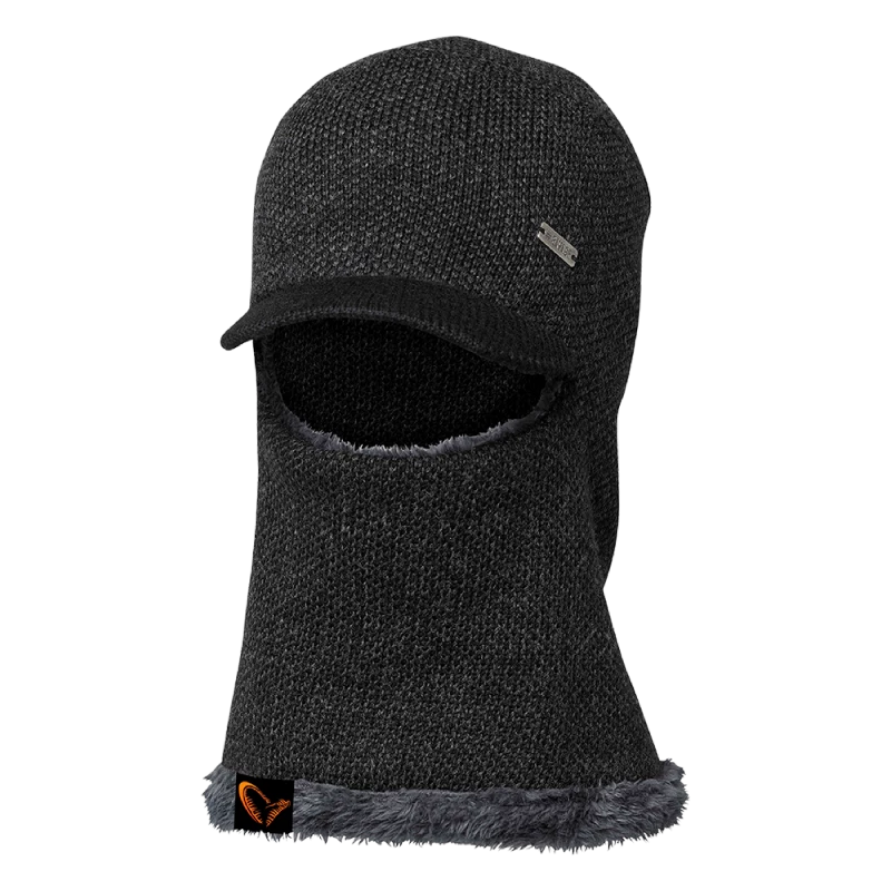 Savage Gear #Savage Fleece Balaclava Black/Grey 3 Savage Gear #Savage Fleece Balaclava Black/Grey