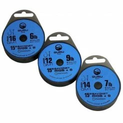 Ready Tied Pole / Commercial Rigs Guru Bayonets QM1 Hook Rigs 15in