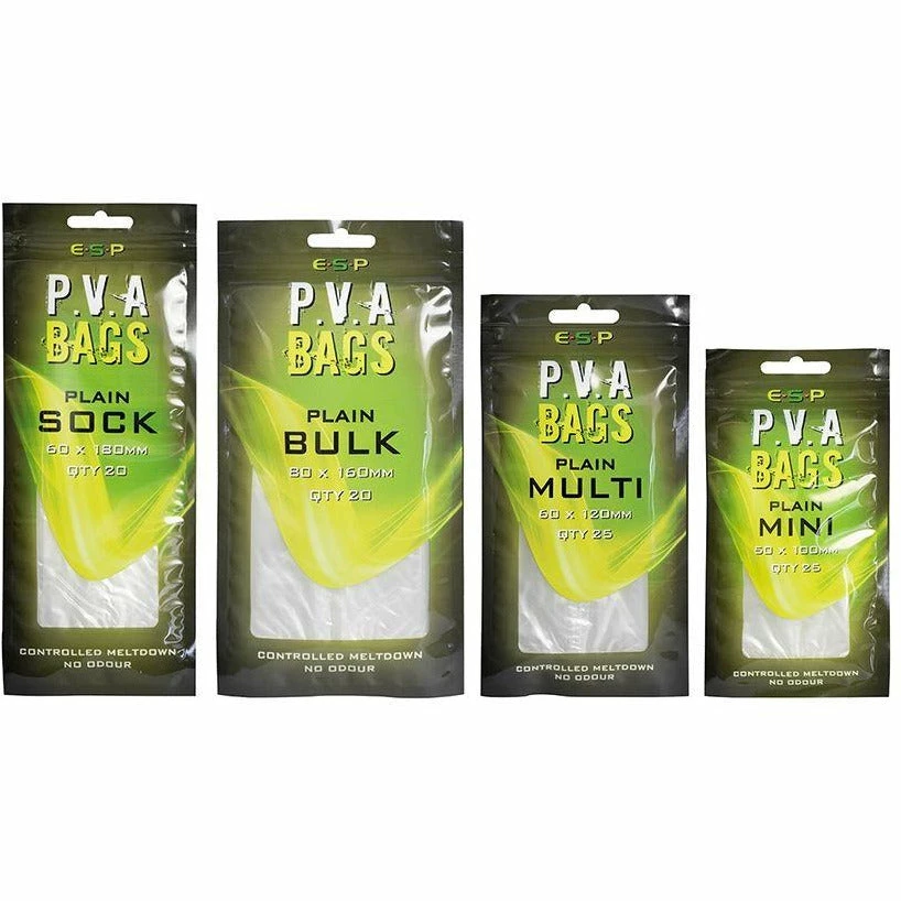ESP PVA Bag, Mk2 Plain, Mini Carp Terminal 3 ESP PVA Bag, Mk2 Plain, Mini Carp Terminal