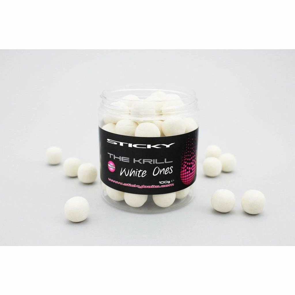 Sticky Baits Hookbaits The Krill White Ones Wafters 16mm 3 Sticky Baits Hookbaits The Krill White Ones Wafters 16mm