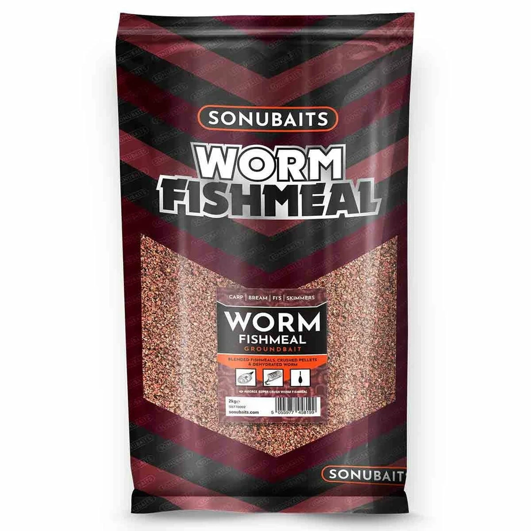 Sonubaits Worm Fishmeal Groundbait 2kg Ground Bait 3 Sonubaits Worm Fishmeal Groundbait 2kg Ground Bait