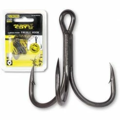 Black Cat Curved Point Treble Hook DG
