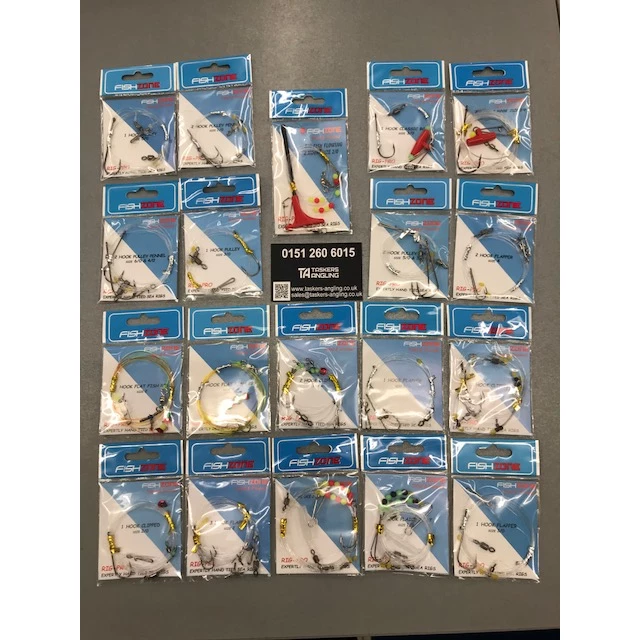 Sea Rigs Fishzone Rig Pro 1 Hook Flapper 3 Sea Rigs Fishzone Rig Pro 1 Hook Flapper