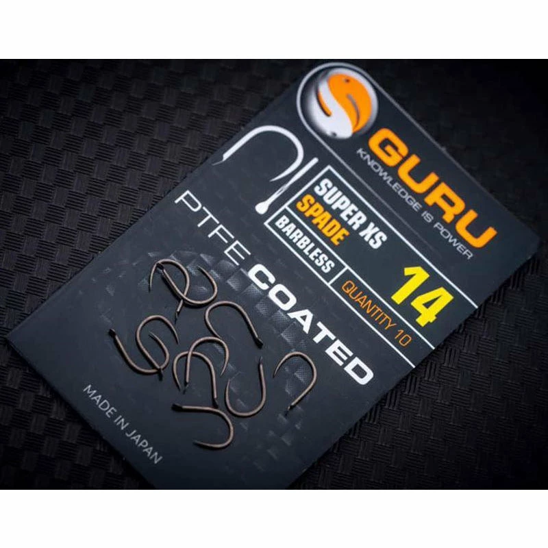 Commercial Hooks Guru Super XS Spade End Hook 3 Commercial Hooks Guru Super XS Spade End Hook