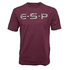 ESP T-Shirt Camo Logo Maroon