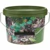 Carp Luggage NGT Round Camo Bucket With Metal Handle