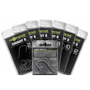 Carp Hooks Korda Choddy B Barbless 3 Carp Hooks Korda Choddy B Barbless