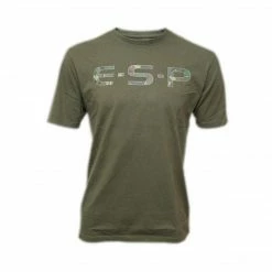 T-Shirts ESP T-Shirt Camo Logo Olive