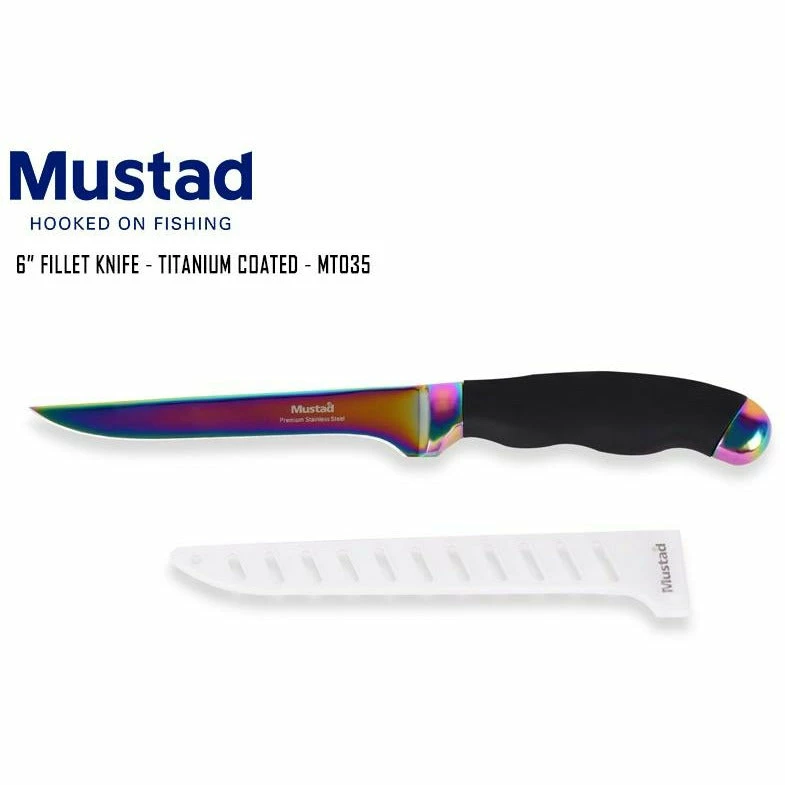 Mustad Titanium Fillet Knife 6in. (collection Only- ID Required) 3 Mustad Titanium Fillet Knife 6in. (collection Only- ID Required)