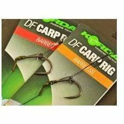 Ready Carp Rigs Korda N Trap DF Rig Wide Gape 15lbs