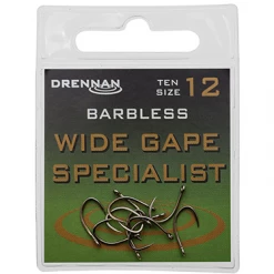 Drennan Wide Gape Specialist Barbless Eyed Commercial Terminal