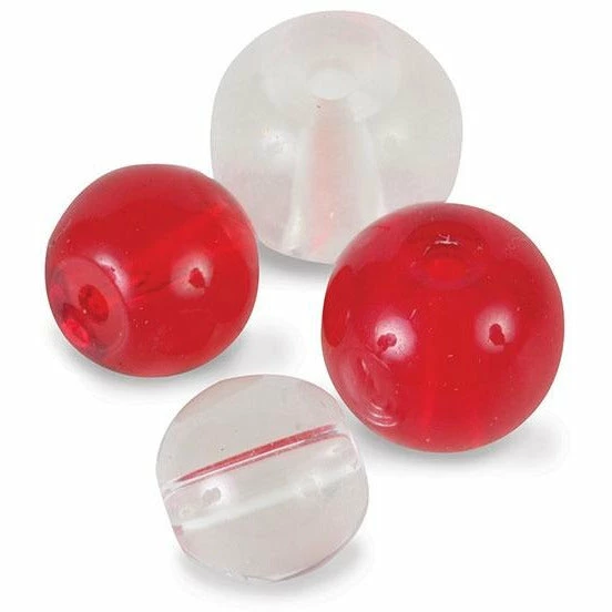 Fox Rage Glass Beads Red 10 Loose 3 Fox Rage Glass Beads Red 10 Loose