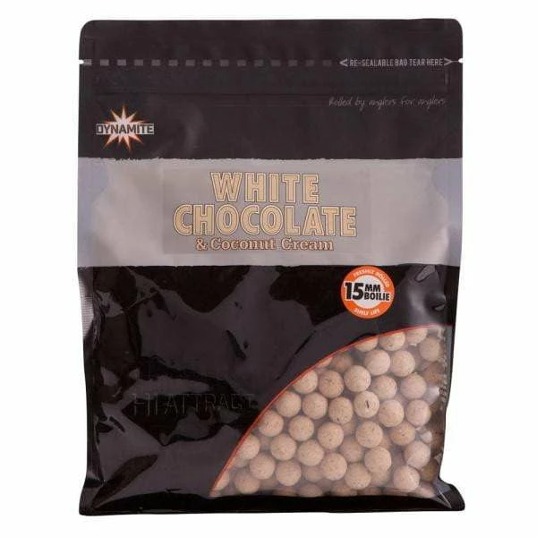 Dynamite Baits White Chocolate Boilies 15mm 1kg 3 Dynamite Baits White Chocolate Boilies 15mm 1kg