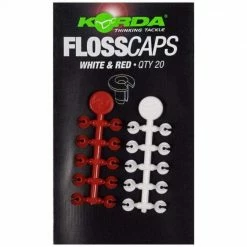 Korda Floss Caps White/Red