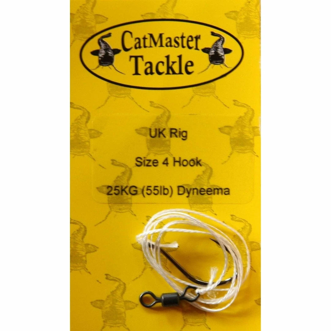 CatMaster UK Standard Rig To 45KG (100lb) Braided Cat Leader 3 CatMaster UK Standard Rig To 45KG (100lb) Braided Cat Leader