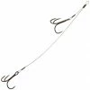 Pike Wire & Traces Fox Rage 49 Strand Double Stinger 18kg 18cm Size 1&2