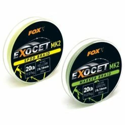 Fox Exocet MK2 Marker Braid 20lbx300m Green Carp Terminal