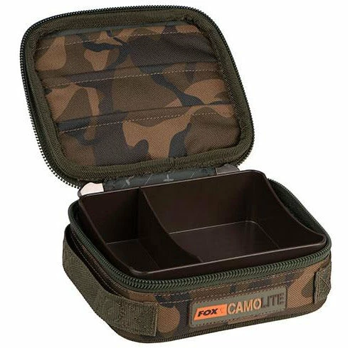 Fox Camolite Compact Rigid Lead & Bits Bag Carp Luggage 4 Fox Camolite Compact Rigid Lead & Bits Bag Carp Luggage