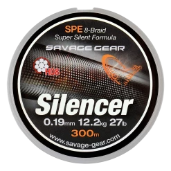 Savage Gear HD8 Silencer Braid 300m 0.19mm 27lbs Green