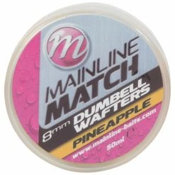 Hookbaits Mainline Dumbell Wafters 8mm - Yellow - Pineapple 50ml - D