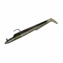 Wrecking & Bass Lures Sidewinder Super Slims 6in 10g Natural With Yellow Dot
